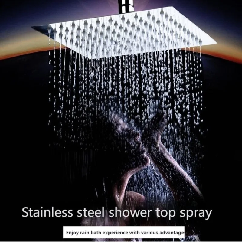 Stainless Steel Chrome Shower Head 6-12 Inch Rainfall Bath Head Ceiling Wall Rain Shower Head Spray Bathroom Accessori
Stainless Steel Chrome Shower Head 6-12 Inch Rainfall Bath Head Ceiling Wall Rain Shower Head Spray Bathroom Accessori