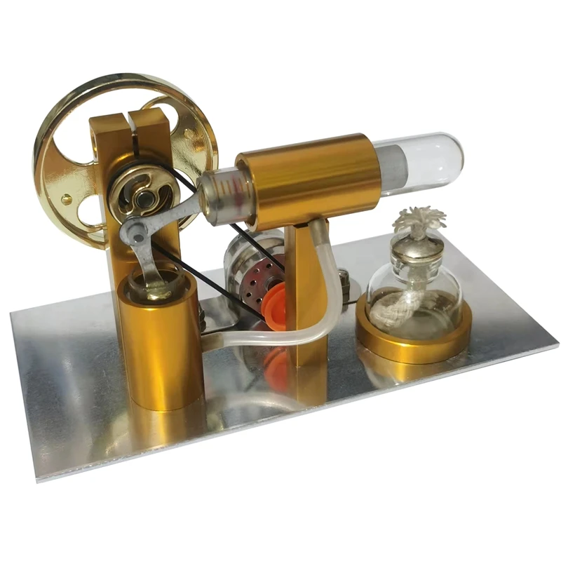 Mini Hot Air Stirling Engine Motor Model Physics Experiment Model Educational Science Toy Gift for Children
Mini Hot Air Stirling Engine Motor Model Physics Experiment Model Educational Science Toy Gift for Children
