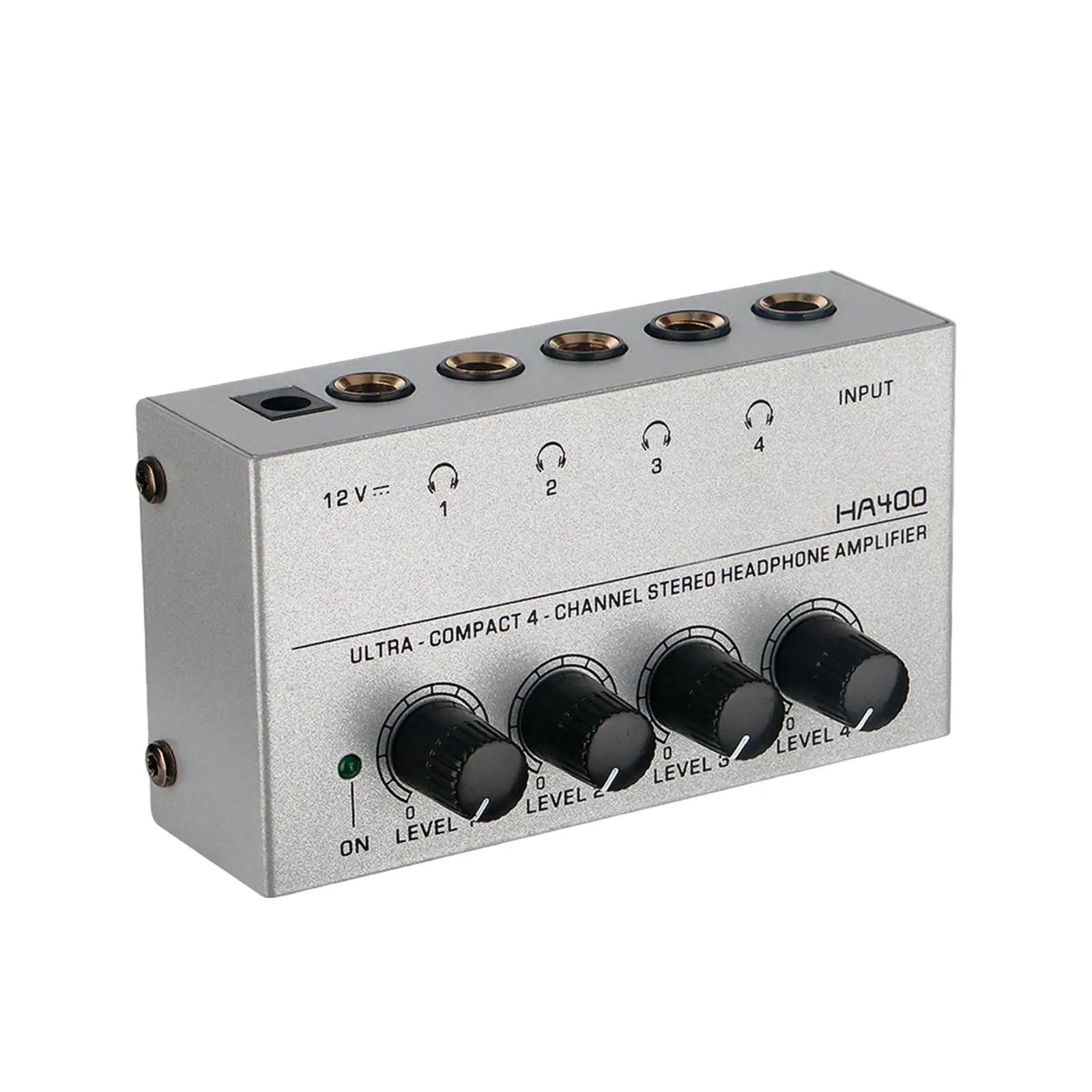 4 Channel Headphone Amp Loudspeaker Portable for Stage Performances Home Recording
4 Channel Headphone Amp Loudspeaker Portable for Stage Performances Home Recording