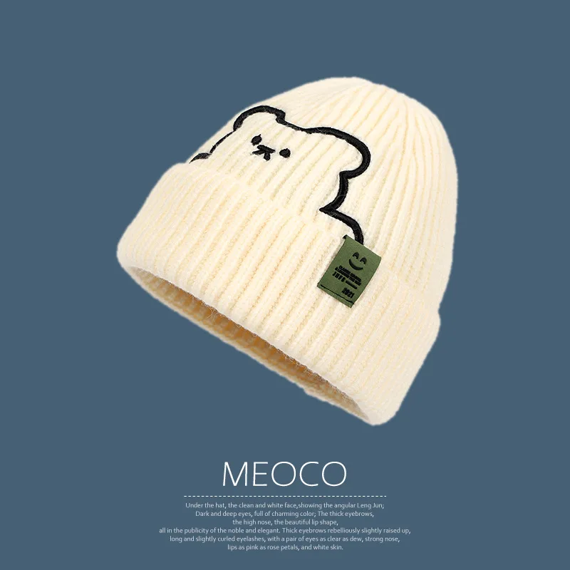 2022New Winter Warm Beanies Casual Short Thread Hip Hop Hat Cute Bear Printing Knitted Cap Elastic Unisex Outdoor Ski Hat
2022New Winter Warm Beanies Casual Short Thread Hip Hop Hat Cute Bear Printing Knitted Cap Elastic Unisex Outdoor Ski Hat