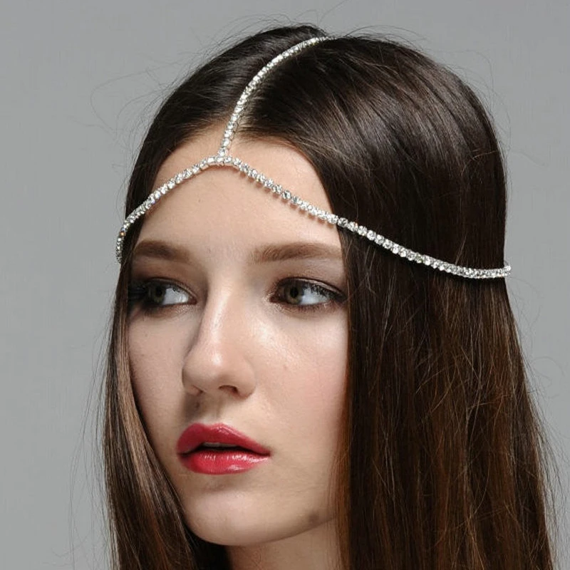2022 New Fashion Shiny Rhinestone Bit Chain Boho Bride Wedding Crystal Forehead Chain Ladies Jewelry Hair Accessories Wholesale
2022 New Fashion Shiny Rhinestone Bit Chain Boho Bride Wedding Crystal Forehead Chain Ladies Jewelry Hair Accessories Wholesale