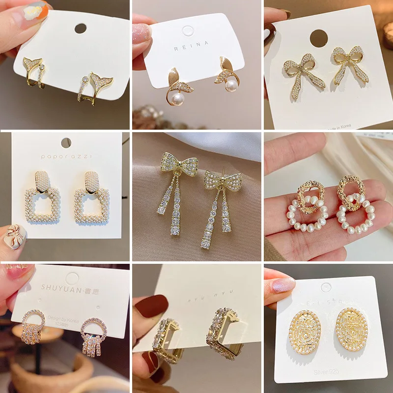 2022 New Fashion Vintage Various styles Earrings For Women Korean Copper Tassel Dangle Earrings Exquisite Jewelry For Party Gift
2022 New Fashion Vintage Various styles Earrings For Women Korean Copper Tassel Dangle Earrings Exquisite Jewelry For Party Gift
