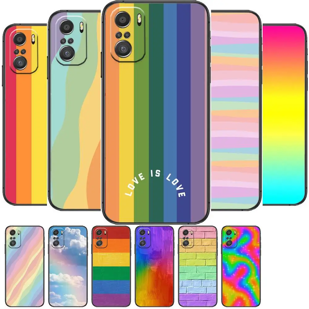 Rainbow Phone Case For xiaomi mi 11 Lite pro Ultra 10s 9 8 MIX 4 FOLD 10T 5g Black Cover Silicone Back Prett
Rainbow Phone Case For xiaomi mi 11 Lite pro Ultra 10s 9 8 MIX 4 FOLD 10T 5g Black Cover Silicone Back Prett