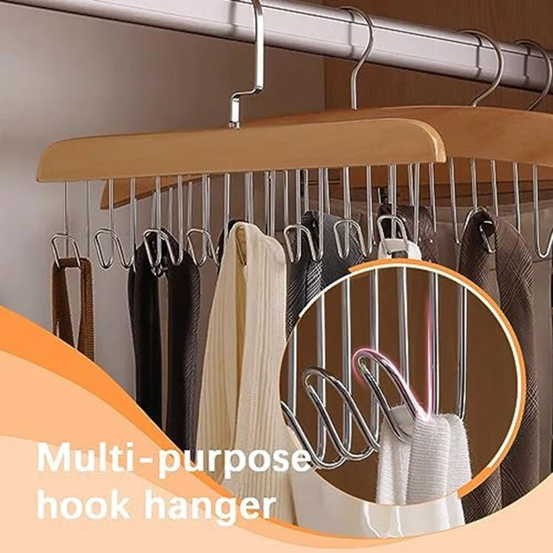 Anti Multi Hook Coat Rack,New Multifunctional Non-Slip Storage Hangers, 360 Degree Swivel Belt Holder With 8 Hooks Durable A
Anti Multi Hook Coat Rack,New Multifunctional Non-Slip Storage Hangers, 360 Degree Swivel Belt Holder With 8 Hooks Durable A