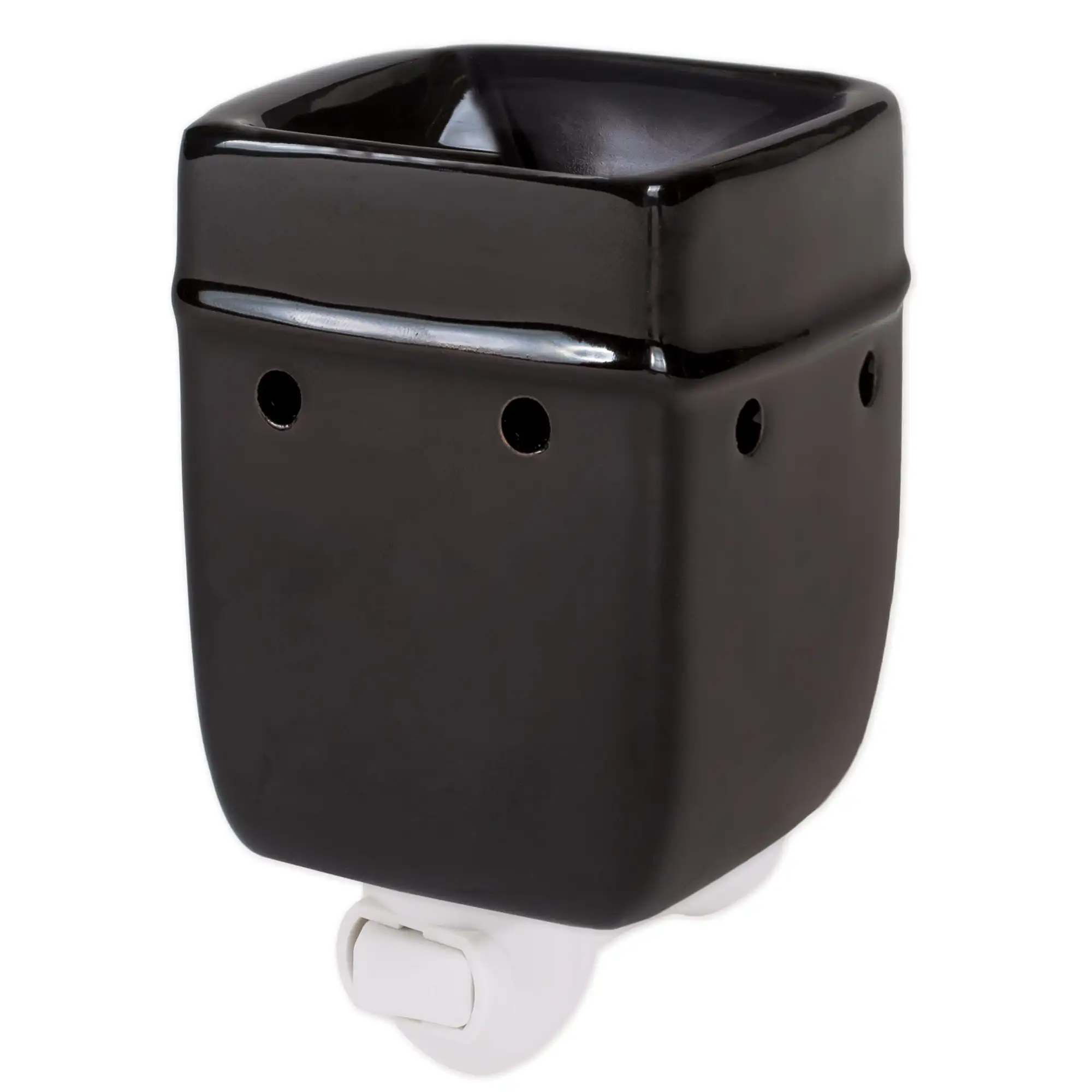Solid Black Wax Tart Oil Warmer Black Stoneware Electric Plug-In Wax Tart Oil Warmer
Solid Black Wax Tart Oil Warmer Black Stoneware Electric Plug-In Wax Tart Oil Warmer