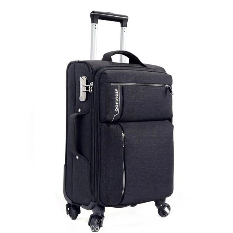 

Оксфордский Дорожный чемодан для багажа, Мужская Дорожная сумка для багажа на колесах, чемодан-Спиннер, Дорожный чемодан на колесах, сумка-тележка