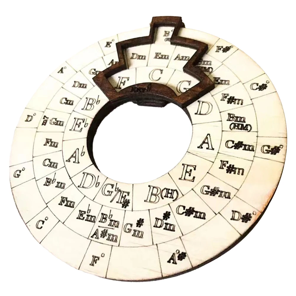 Chord Wheel Wood Protable Chord Tools Circle Wheel For Learning Songwriting Chords And Scales Musical Instruments Accessories
Chord Wheel Wood Protable Chord Tools Circle Wheel For Learning Songwriting Chords And Scales Musical Instruments Accessories