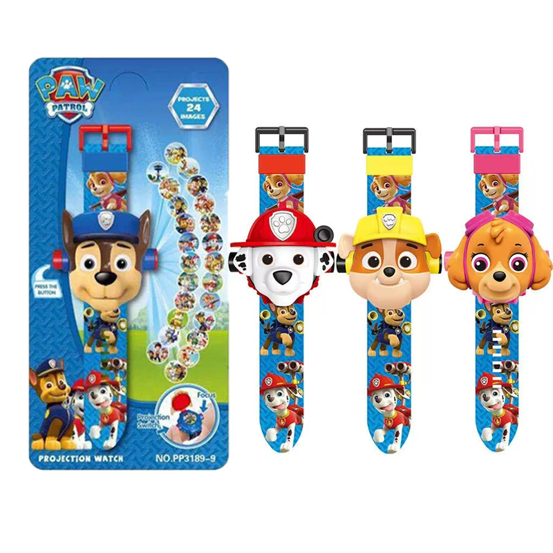 Paw Patrol Children Projection Watch Toys Chase Marshall Rubble Skye Action Figure Patrulla Canina Puppy Patrol Birthday Gifts
Paw Patrol Children Projection Watch Toys Chase Marshall Rubble Skye Action Figure Patrulla Canina Puppy Patrol Birthday Gifts