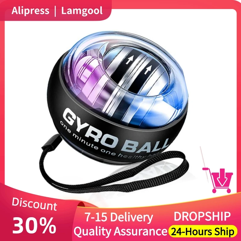 Wrist Ball Self-Starting Gyroscope Powerball Gyro Power Hand Ball Muscle Relax Arm Wrist Force Trainer Fitness Sport Equipment
Wrist Ball Self-Starting Gyroscope Powerball Gyro Power Hand Ball Muscle Relax Arm Wrist Force Trainer Fitness Sport Equipment