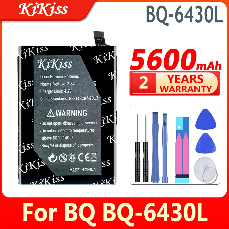 

5600 мАч KiKiss 100% новая батарея BQ6430L для BQ BQ-6430L/для Oukitel C21 мобильный телефон
