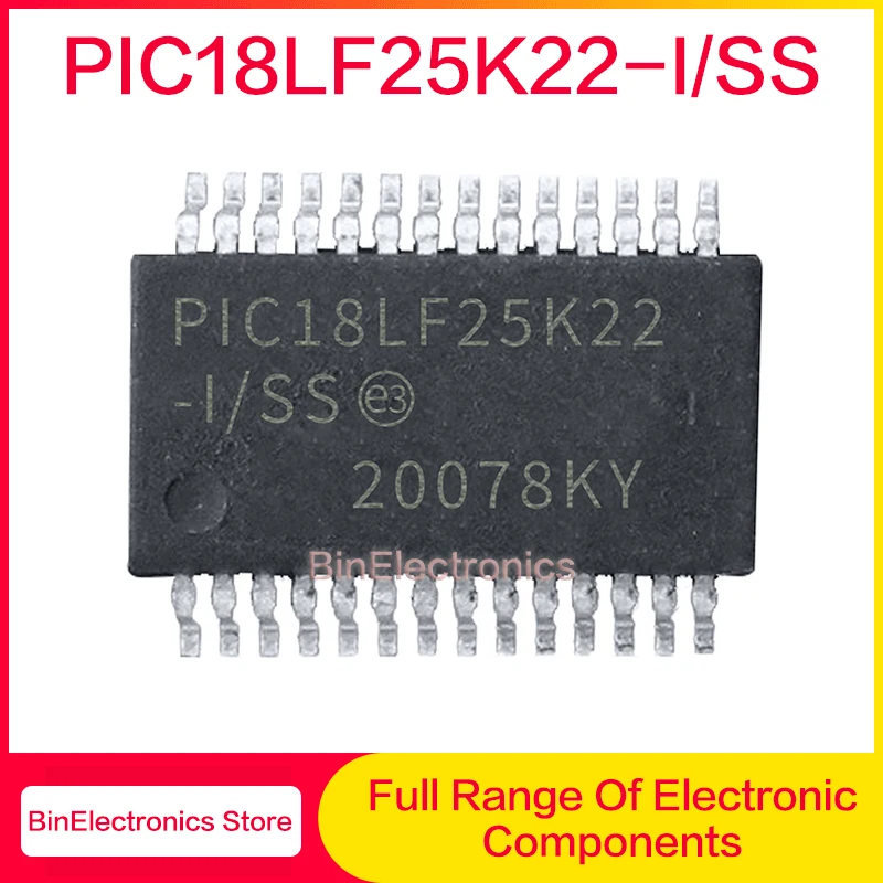 5PCS PIC18LF25K22-I/SS PIC18LF25K22-I PIC18LF25K22 SSOP28 New оригинальная микросхема
5PCS PIC18LF25K22-I/SS PIC18LF25K22-I PIC18LF25K22 SSOP28 New оригинальная микросхема