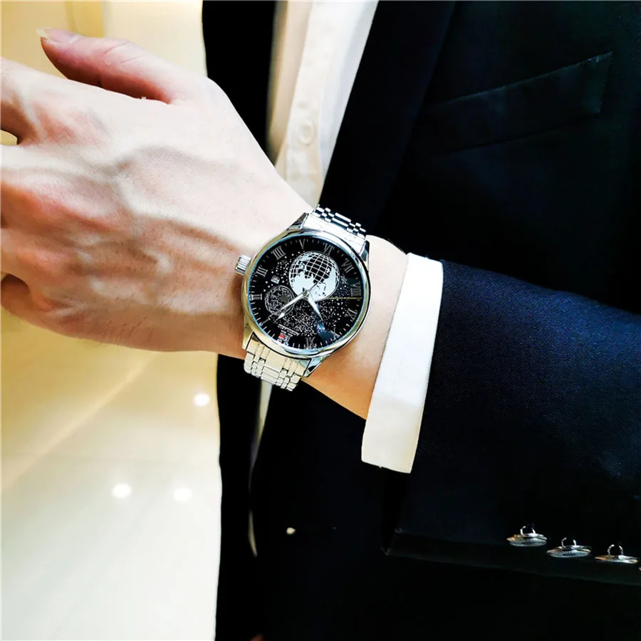 Top Brand Watch Men's Automatic Mechanical Watch Men's Fashion Luxury Earth Waterproof Clock Relogio Masculino 2022 NEW
Top Brand Watch Men's Automatic Mechanical Watch Men's Fashion Luxury Earth Waterproof Clock Relogio Masculino 2022 NEW