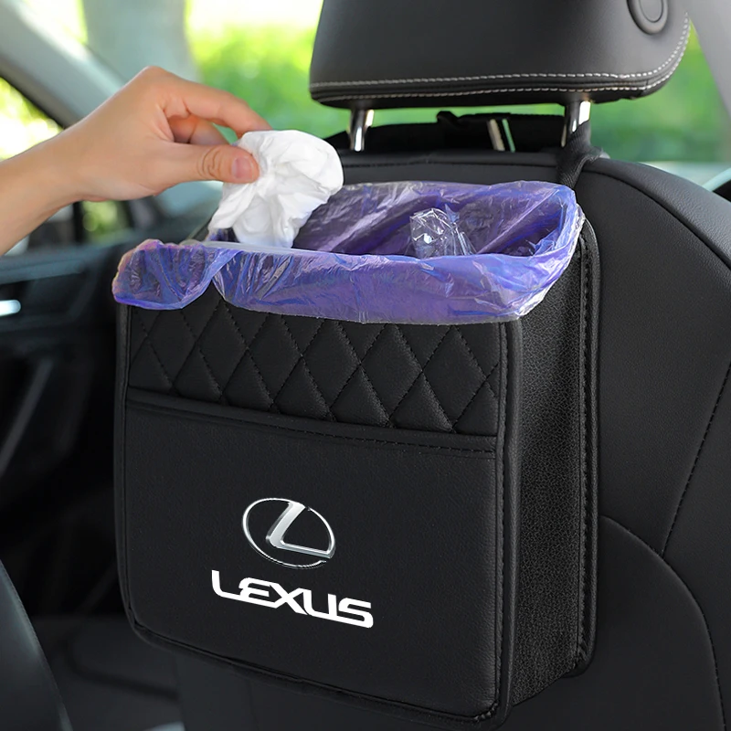 Leather Car Hanging Seat Back Storage Bag Multifunction Holder Trash Can Organizer Case For Lexus Sport Is250 Ct200h Rx300 Rx350
Leather Car Hanging Seat Back Storage Bag Multifunction Holder Trash Can Organizer Case For Lexus Sport Is250 Ct200h Rx300 Rx350