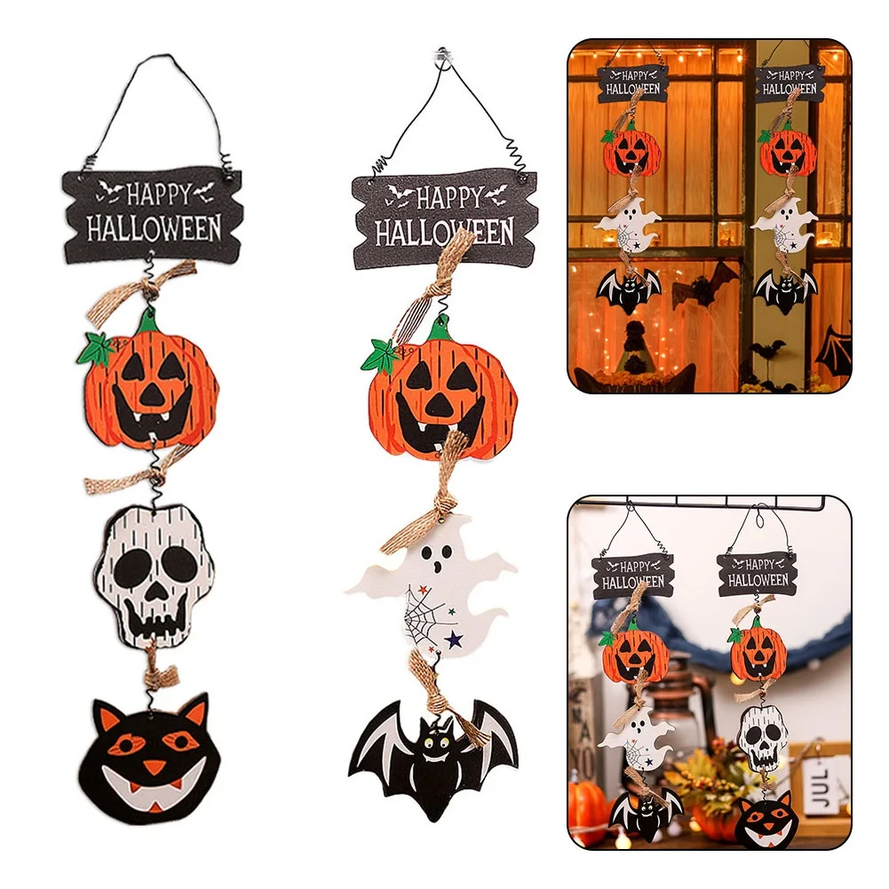 Halloween Wooden Sign Door Hanging Pumpkin -Ghost Bat Skull Hanging Creative Pendants Helloween Party Ornaments Supplies
Halloween Wooden Sign Door Hanging Pumpkin -Ghost Bat Skull Hanging Creative Pendants Helloween Party Ornaments Supplies