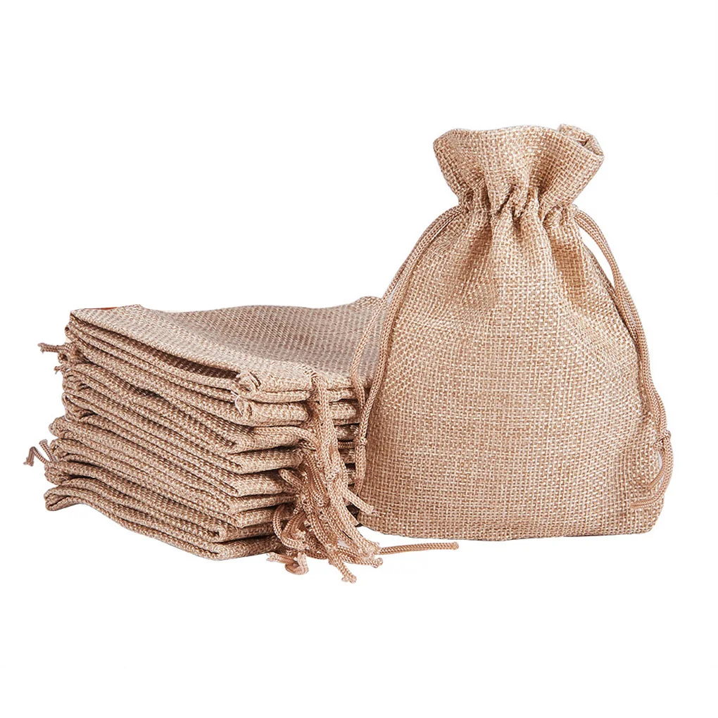 20Pcs/Set Linen Drawstring Bag Jewelry Gift Pocket Candy Packaging Gift Bags Small Pouch Snacks Storage Pack
20Pcs/Set Linen Drawstring Bag Jewelry Gift Pocket Candy Packaging Gift Bags Small Pouch Snacks Storage Pack