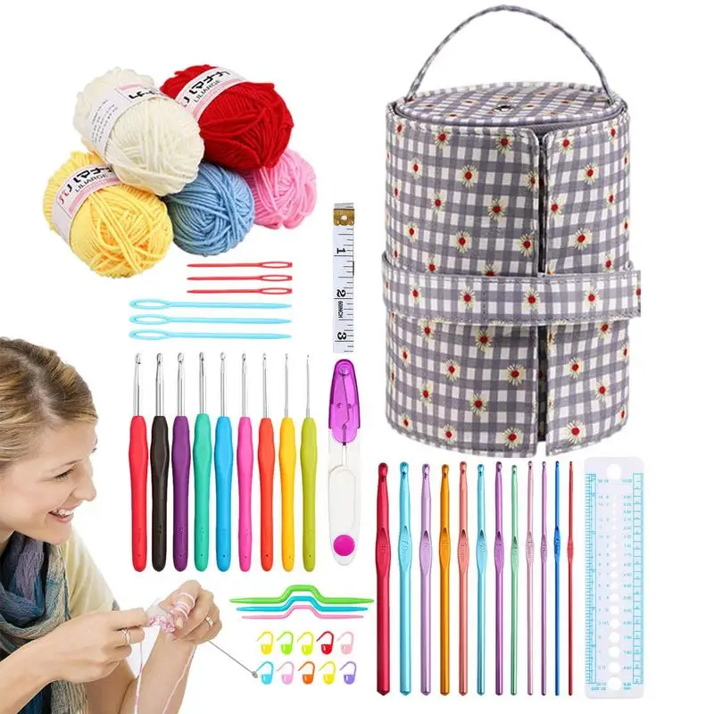 Crochet Yarn Kits Knitting Starting Kit Ergonomic Crochet Needle DIY Yarn Weaving Tool Crocheting Starting Kit For Beginner
Crochet Yarn Kits Knitting Starting Kit Ergonomic Crochet Needle DIY Yarn Weaving Tool Crocheting Starting Kit For Beginner