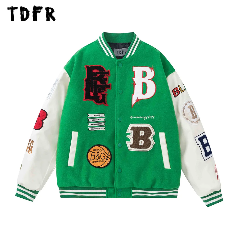 Стеганая бейсбольная куртка с нашивкой, Мужская Зимняя Повседневная Свободная однобортная верхняя одежда из искусственной кожи с рукавами...
Стеганая бейсбольная куртка с нашивкой, Мужская Зимняя Повседневная Свободная однобортная верхняя одежда из искусственной кожи с рукавами...