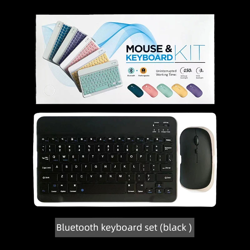Bluetooth keyboard mouse set wireless portable ultra-thin rechargeable multifunctional mini keyboard and mouse for laptop tablet
Bluetooth keyboard mouse set wireless portable ultra-thin rechargeable multifunctional mini keyboard and mouse for laptop tablet