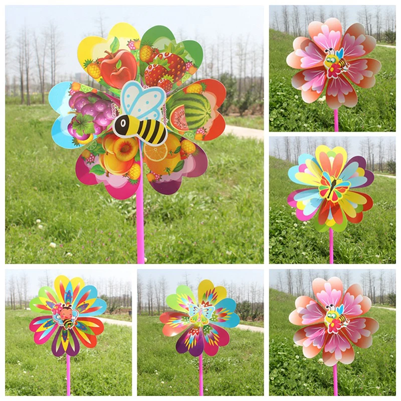 2pcs Butterfly Flower Colourful Windmill Garden Yard Decoration Kids Toy single layer animal plastic windmill
2pcs Butterfly Flower Colourful Windmill Garden Yard Decoration Kids Toy single layer animal plastic windmill