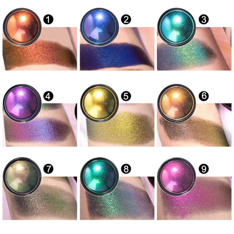 Chameleon eyeshadow Metallic Shiny Eyeshadow Palette Metallic Pigment Powder Pigment Professional Eyes Makeup Party Cosmetic
Chameleon eyeshadow Metallic Shiny Eyeshadow Palette Metallic Pigment Powder Pigment Professional Eyes Makeup Party Cosmetic