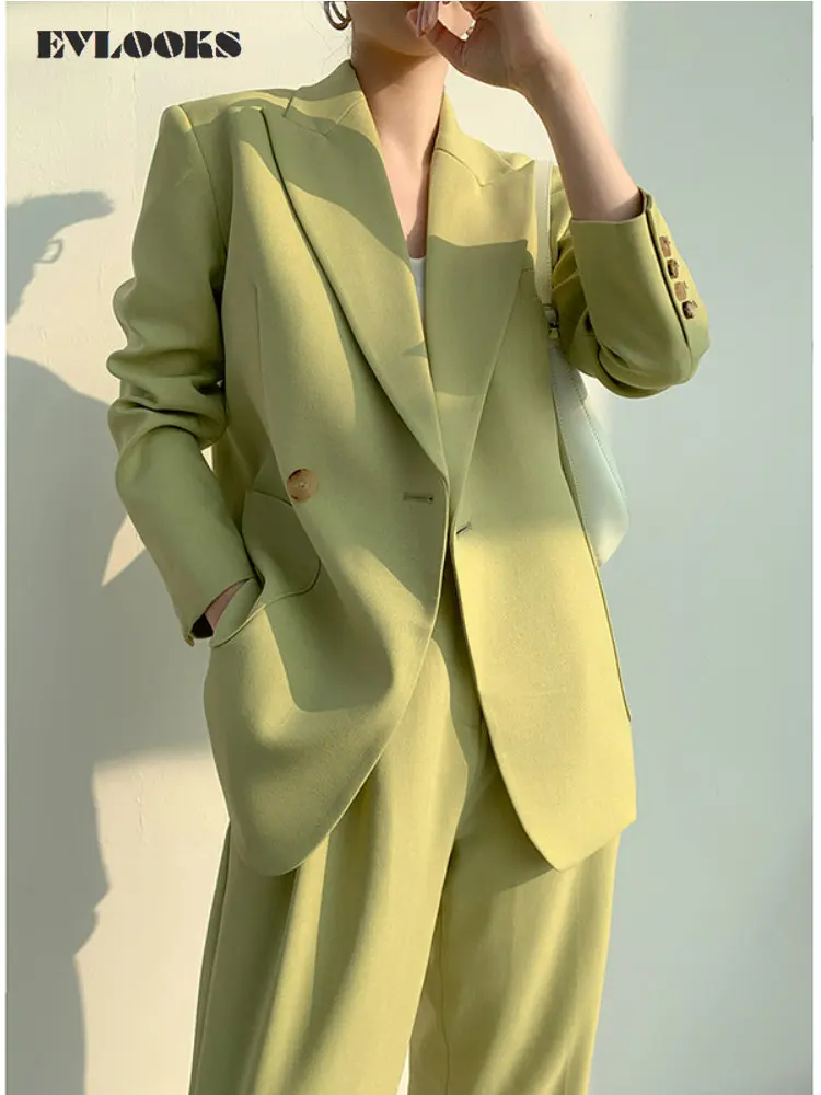 2022 AW Woman Green Suit Set British Style Casual Suit Suit Office Wear Women Suits for Women Office Lady Evening Suit Traf Zar
2022 AW Woman Green Suit Set British Style Casual Suit Suit Office Wear Women Suits for Women Office Lady Evening Suit Traf Zar