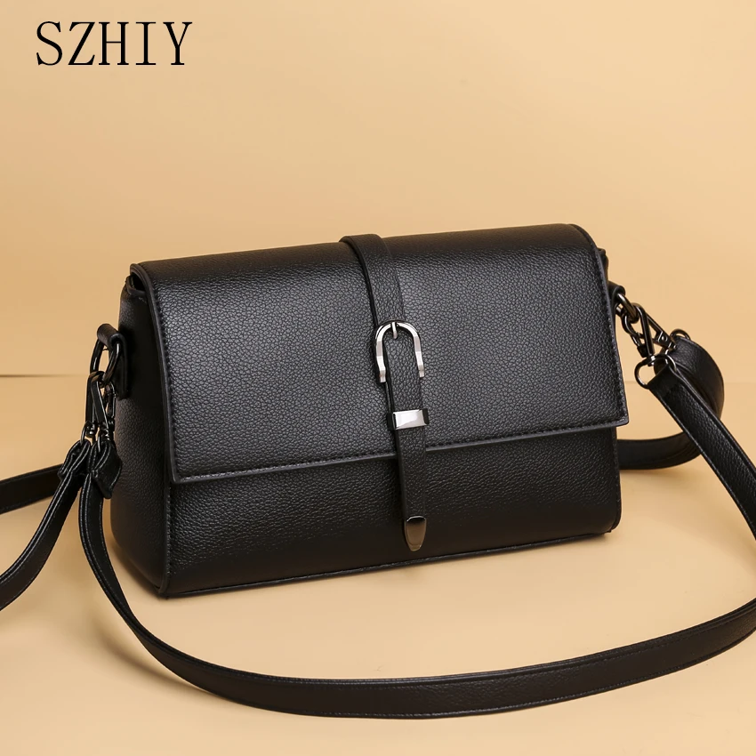 Classic Soft Leather Shoulder Bag Ladies Fashion Versatile Small Crossbody Purse Designer Sac Bandouillere Femme Phone Bags New
Classic Soft Leather Shoulder Bag Ladies Fashion Versatile Small Crossbody Purse Designer Sac Bandouillere Femme Phone Bags New