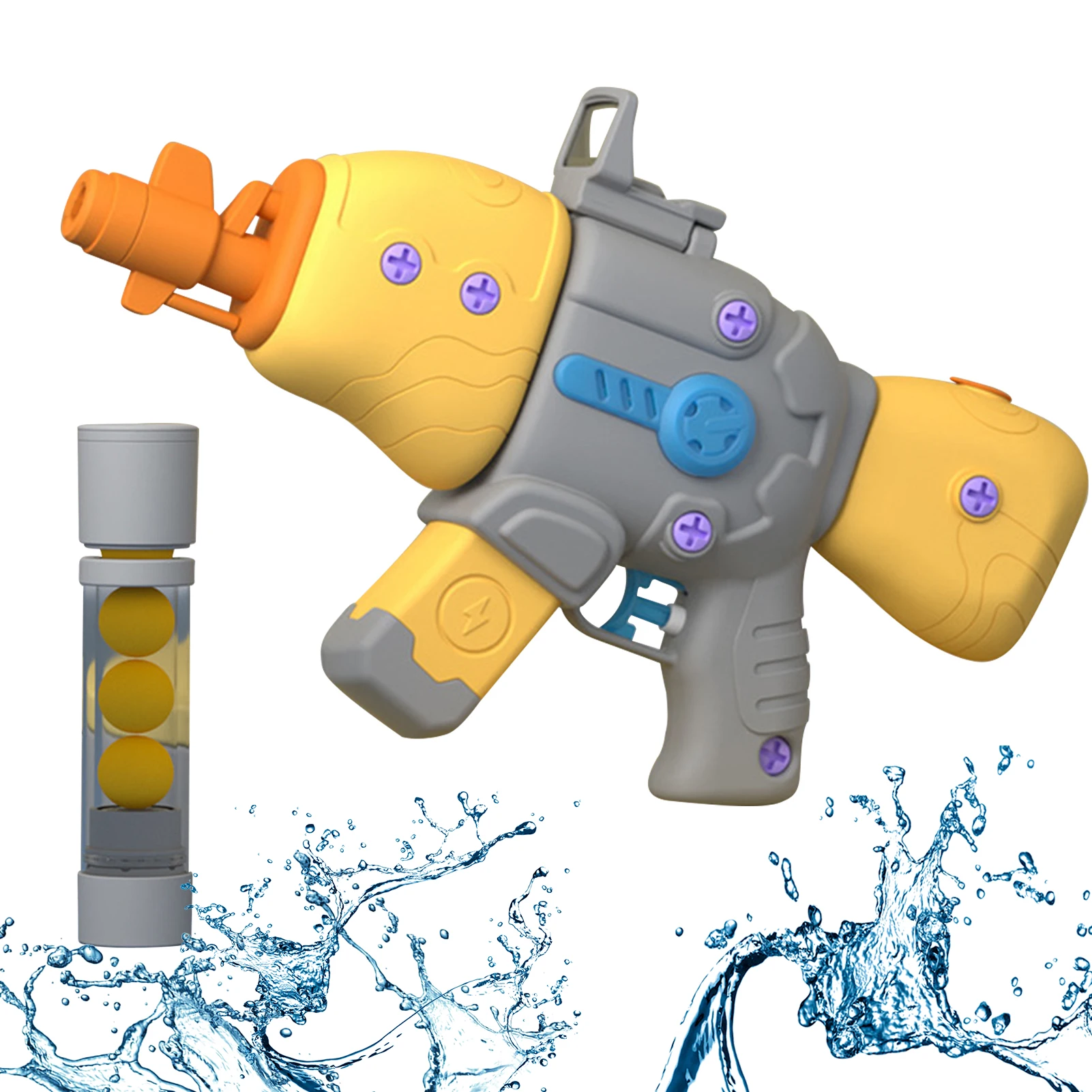 

Water Guns For Kids Battery Operated Water Blaster Soaker Long-Range Shooting Water Squirt Toys For Summer Swimming Pool Gifts