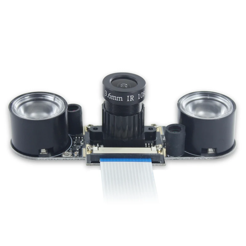 5MP Raspberry Pi B 3/2 Night Visioin Camera Module With 2pcs 850IR Lights
5MP Raspberry Pi B 3/2 Night Visioin Camera Module With 2pcs 850IR Lights