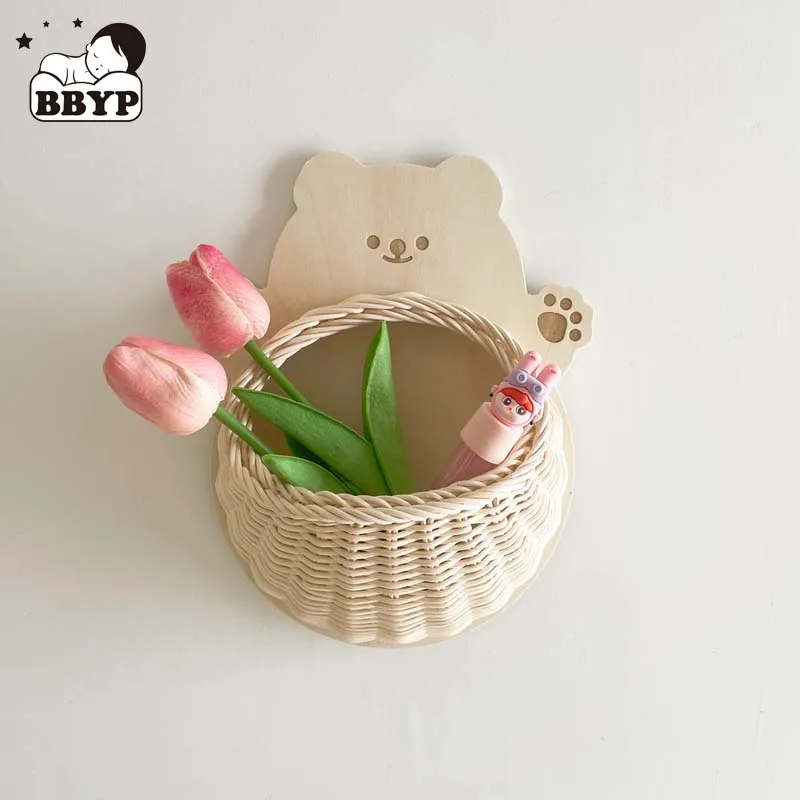 Hand Woven Cartoon Animal Bear Picnic Rattan Basket Cute Kids Toy Storage Organizer wall hanging Home Decor Photo Props
Hand Woven Cartoon Animal Bear Picnic Rattan Basket Cute Kids Toy Storage Organizer wall hanging Home Decor Photo Props