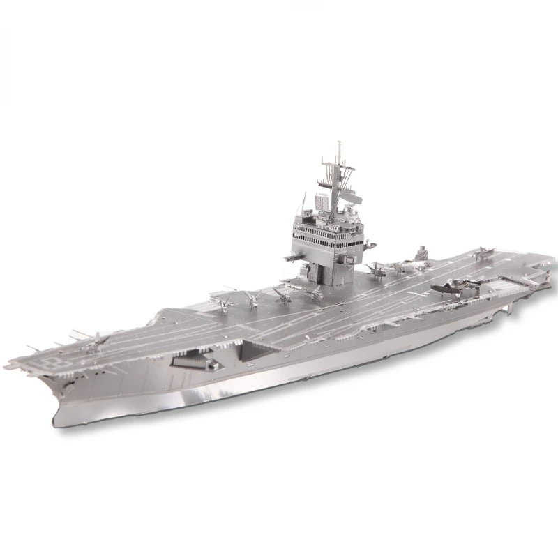 

3D Metal Puzzle Model Building Kits Uss Enterprise CVN-65 Jigsaw Toy Christmas Birthday Gifts Adults Aircraft Carrier Assembly