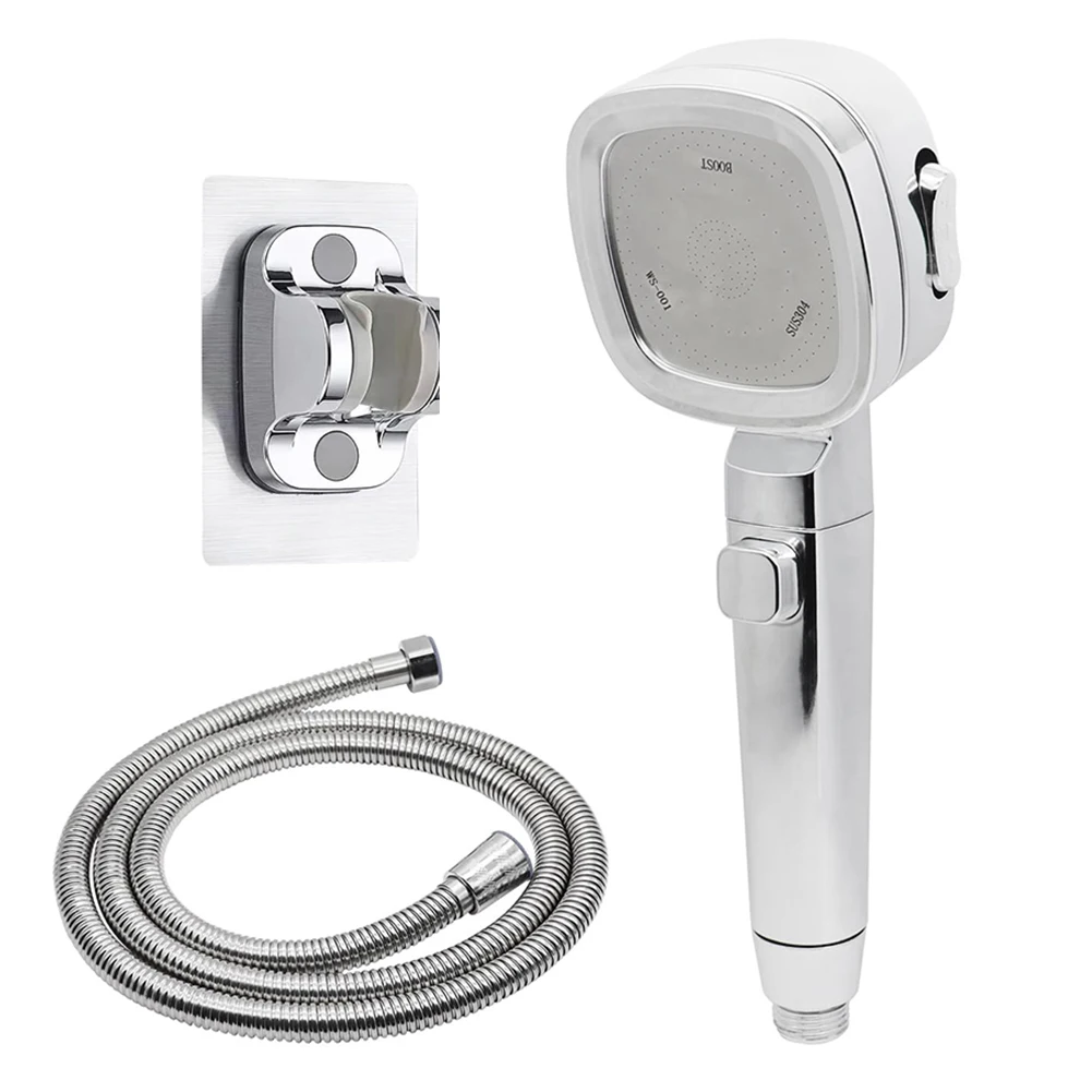 Shower Head Booster Shower Head 1.5m Encrypted Pipe 3 Spray Modes High Pressure RV Camper Shower Head Shower Head With Filter
Shower Head Booster Shower Head 1.5m Encrypted Pipe 3 Spray Modes High Pressure RV Camper Shower Head Shower Head With Filter