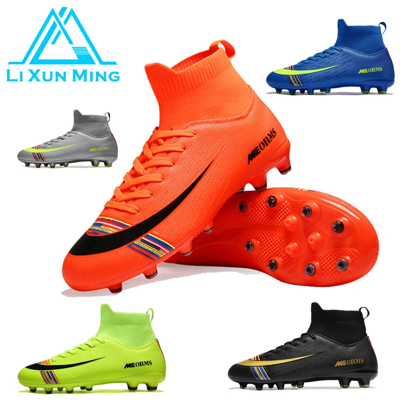 Ultralight Men Football Shoes Outdoor Soccer Sports Shoes FG/TF 2022 New Summer Lace-up High-top Football Boots PU Material
Ultralight Men Football Shoes Outdoor Soccer Sports Shoes FG/TF 2022 New Summer Lace-up High-top Football Boots PU Material