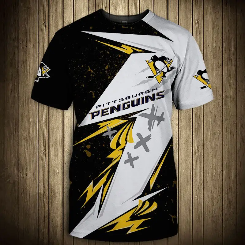 Pittsburgh Fashion Casual Men Penguins t-shirt Black Stitching Cartoon Bird Print Cool Tops
Pittsburgh Fashion Casual Men Penguins t-shirt Black Stitching Cartoon Bird Print Cool Tops