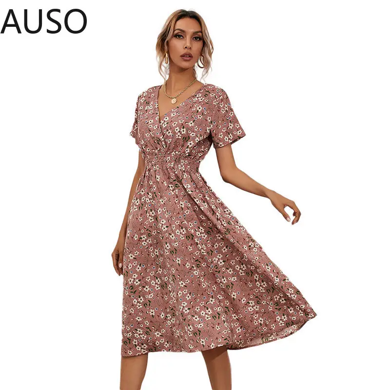 Yellow Vintage Floral Print Women Summer Dress 2021 Casual V-neck Short Sleeve A-line Chiffon Beach Midi Dresses Vestidos
Yellow Vintage Floral Print Women Summer Dress 2021 Casual V-neck Short Sleeve A-line Chiffon Beach Midi Dresses Vestidos