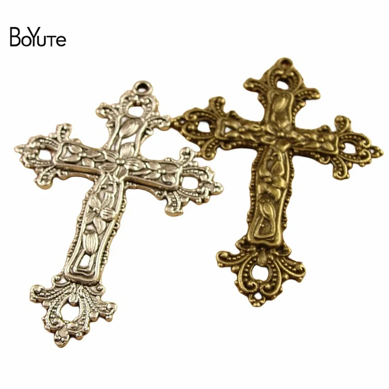 BoYuTe (10 Pieces/Lot) 74*52MM Retro Patterned Cross Pendant Materials Vintage Jewelry Accessories DIY
BoYuTe (10 Pieces/Lot) 74*52MM Retro Patterned Cross Pendant Materials Vintage Jewelry Accessories DIY