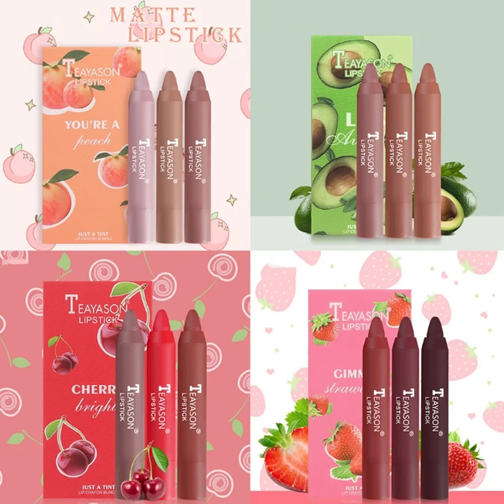 3pcs/set Velvet Matte Lipsticks Set Long Lasting Sexy Red Lip Stick Tint Pen Waterproof Makeup Cosmetic Mineral Pigment Batom
3pcs/set Velvet Matte Lipsticks Set Long Lasting Sexy Red Lip Stick Tint Pen Waterproof Makeup Cosmetic Mineral Pigment Batom