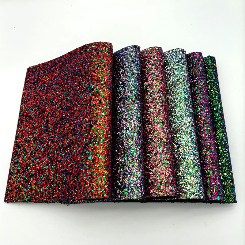 Multicolored Dark Sparkling Chunky Glitter Synthetic Leather Fabric For Shoes/Bags/Earrings/DIY Accessories/Hair Bows
Multicolored Dark Sparkling Chunky Glitter Synthetic Leather Fabric For Shoes/Bags/Earrings/DIY Accessories/Hair Bows
