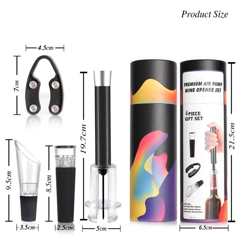 air pressure vacuum red wine corkscrew pin type corkscrew tool wine cork cap opener set wine bottle opener Air pump corkscrew
air pressure vacuum red wine corkscrew pin type corkscrew tool wine cork cap opener set wine bottle opener Air pump corkscrew