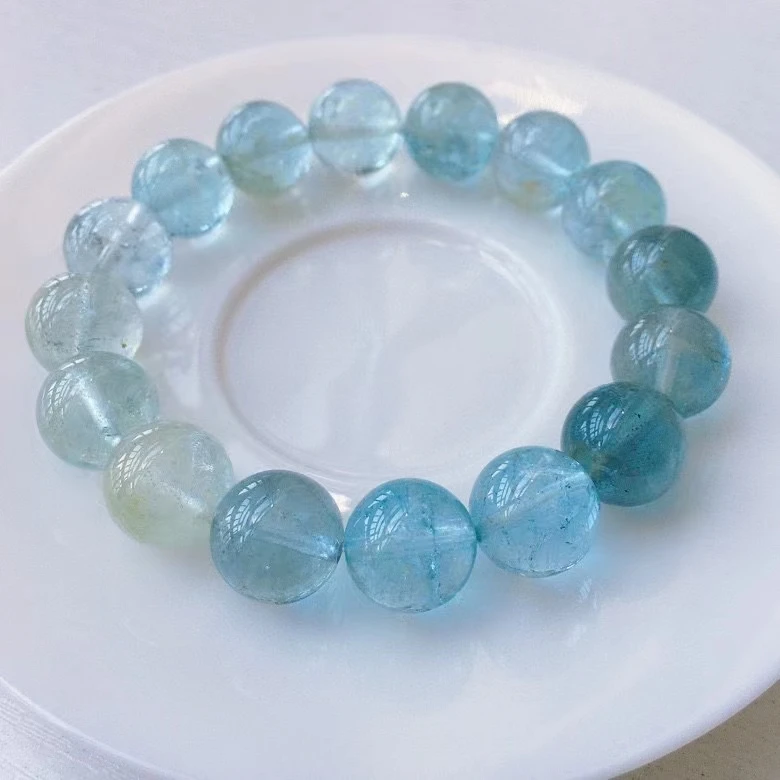 Natural Blue Topaz Crystal Clear Round Beads Bracelet 12mm Woman Men Rainbow Topaz Stretch Jewelry Genuine AAAAAA
Natural Blue Topaz Crystal Clear Round Beads Bracelet 12mm Woman Men Rainbow Topaz Stretch Jewelry Genuine AAAAAA