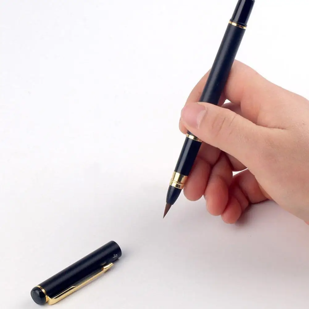 Portable Paint Watercolor Brush Pen Soft Art Drawing Chinese Calligraphy Fountain Stationery Refillable School Pens Brushes E9b0
Portable Paint Watercolor Brush Pen Soft Art Drawing Chinese Calligraphy Fountain Stationery Refillable School Pens Brushes E9b0