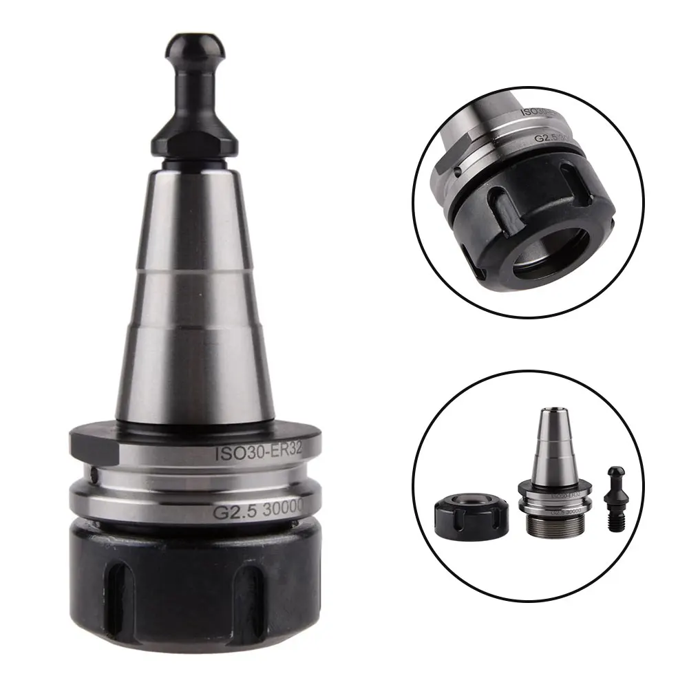 ISO30 ER32-45L Balance Collet Chuck Stainless Steel CNC Milling Lathe Tool Holder With Pull Stud Milling
ISO30 ER32-45L Balance Collet Chuck Stainless Steel CNC Milling Lathe Tool Holder With Pull Stud Milling