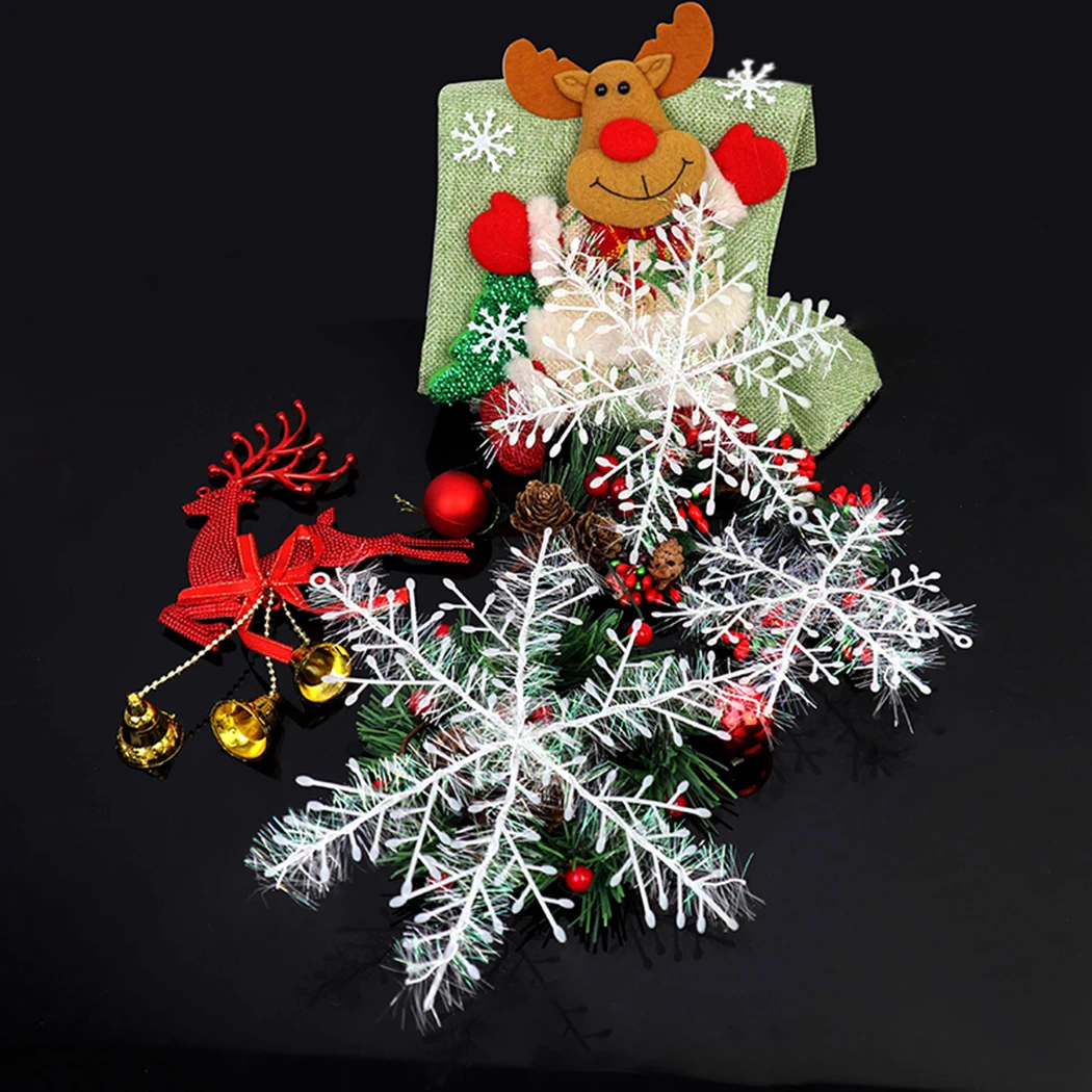 24pcs Christmas 3d Snowflake String Decorations Xmas Tree Hanging Ornaments Winter Style Decor Home Merry Party Festive Pendant
24pcs Christmas 3d Snowflake String Decorations Xmas Tree Hanging Ornaments Winter Style Decor Home Merry Party Festive Pendant