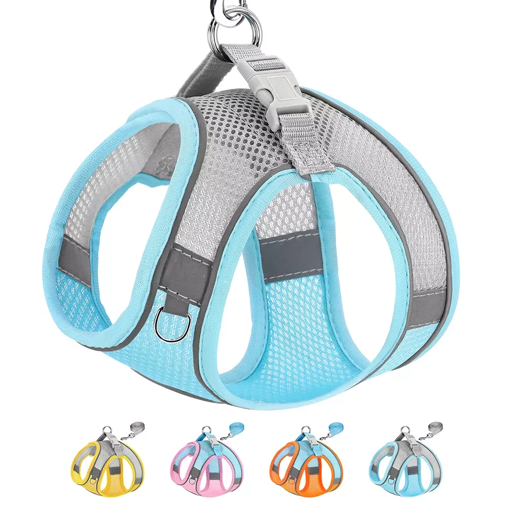 2022New Small Puppy Dog Harness Leash Set Soft Breathable Pet Cat Harness Mesh Dogs Cat Vest with Lead for Small Dogs Chihuahua
2022New Small Puppy Dog Harness Leash Set Soft Breathable Pet Cat Harness Mesh Dogs Cat Vest with Lead for Small Dogs Chihuahua