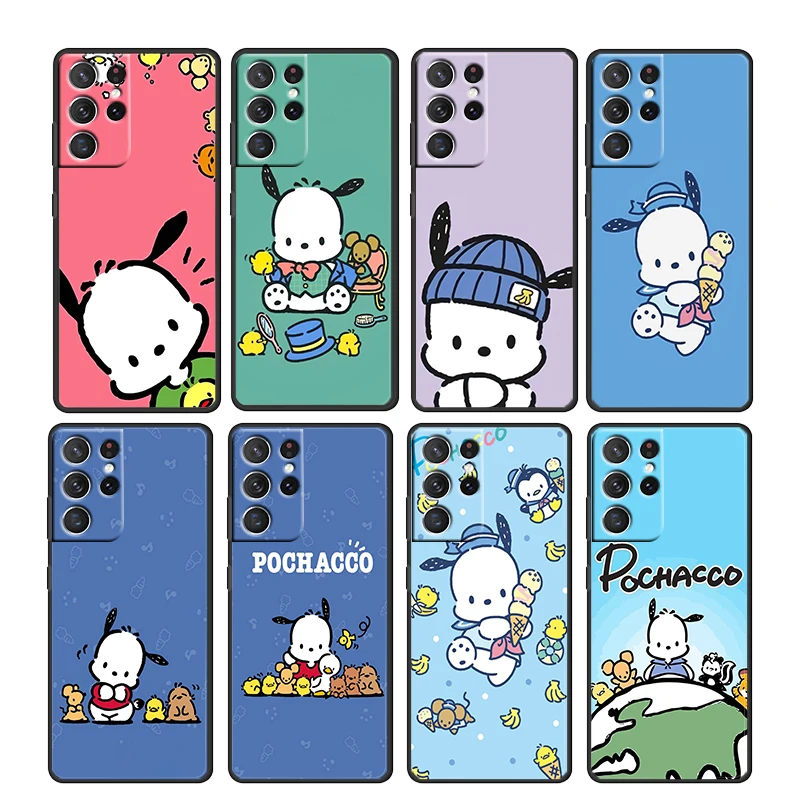 Pochacco Sanrio Cartoon phone case For Samsung Galaxy S 22 21 20 ultra 9 10 8 7 plus FE EDGE Soft TPU Black Cover Shell
Pochacco Sanrio Cartoon phone case For Samsung Galaxy S 22 21 20 ultra 9 10 8 7 plus FE EDGE Soft TPU Black Cover Shell