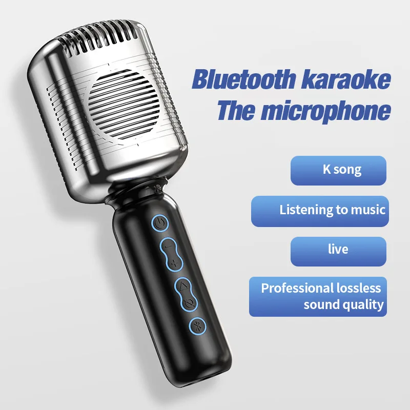 Wireless Bluetooth Microphone Magic Sound Elimination Original Sound Universal Karaoke Audio Integrated Singing Microphone
Wireless Bluetooth Microphone Magic Sound Elimination Original Sound Universal Karaoke Audio Integrated Singing Microphone