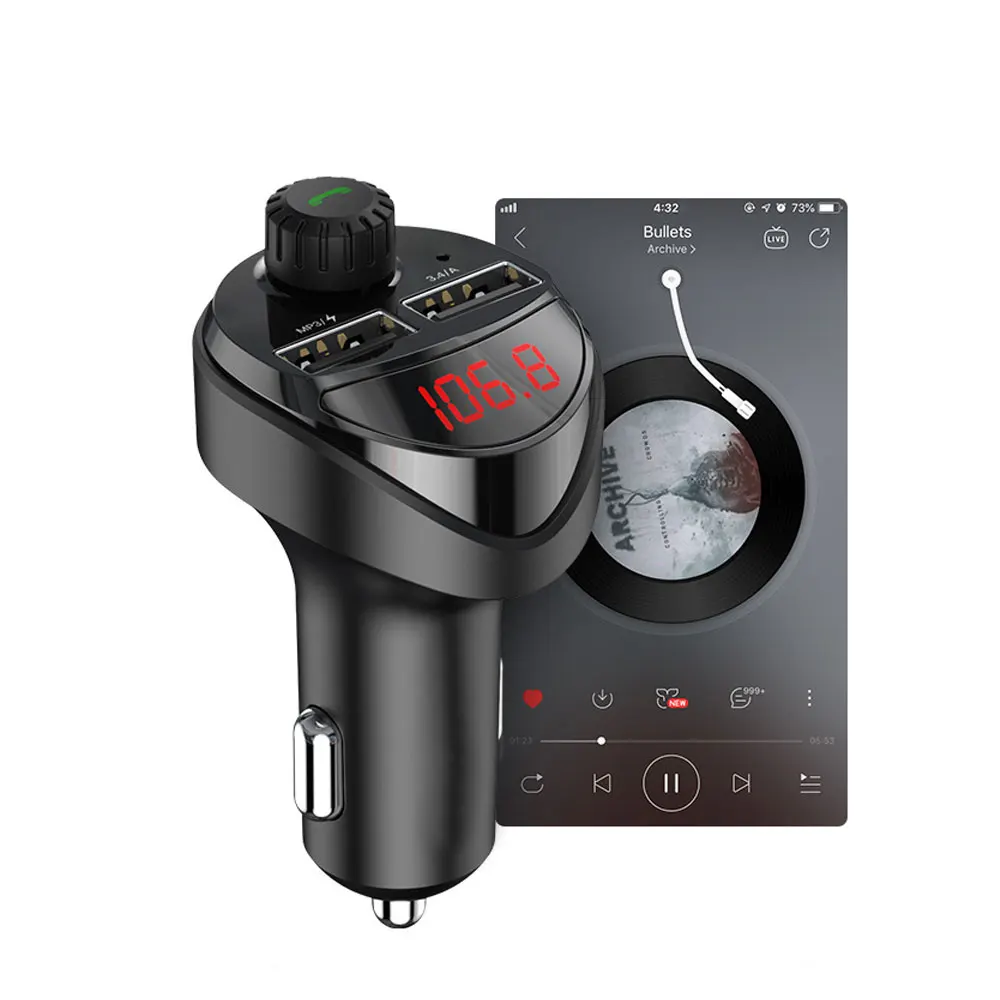 MP3 Player Car Charger Quick Charge 3.4A Dual USB PD for Xiaomi IPhone 12 13 14 Pro Fast Charging Car Phone Charger
MP3 Player Car Charger Quick Charge 3.4A Dual USB PD for Xiaomi IPhone 12 13 14 Pro Fast Charging Car Phone Charger