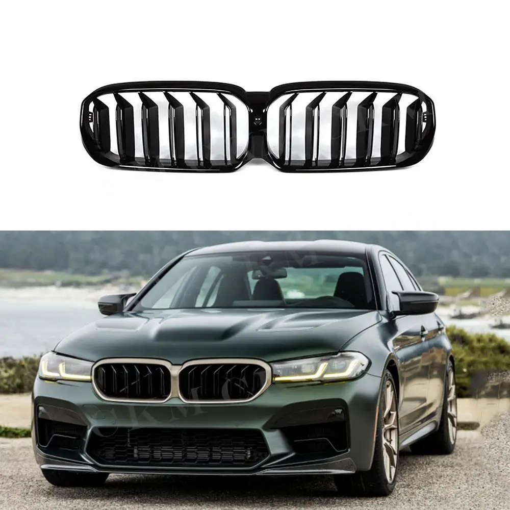 2-Slat глянцевый черный Передний гриль для BMW 5 серии G30 G38 F90 M5 2020 2021 2022 передний бампер гоночный решетчатый капюшон
2-Slat глянцевый черный Передний гриль для BMW 5 серии G30 G38 F90 M5 2020 2021 2022 передний бампер гоночный решетчатый капюшон