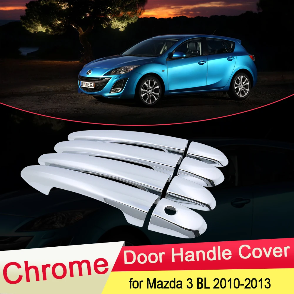 for Mazda 3 2nd Gen BL Axela 2010 2011 2012 2013 Luxurious Chrome Door Handle Cover Trim Catch Cap Car Stickers Accessories ABS
for Mazda 3 2nd Gen BL Axela 2010 2011 2012 2013 Luxurious Chrome Door Handle Cover Trim Catch Cap Car Stickers Accessories ABS