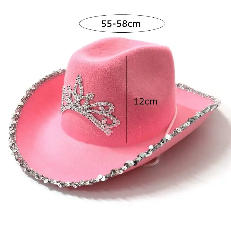 2021 Pink Cowboy Cowgirl Hat Western Tiara Cowgirl Hat For Women Girl Tiara Cowgirl Hat Cowboy Caps Holiday Costume Party Hats
2021 Pink Cowboy Cowgirl Hat Western Tiara Cowgirl Hat For Women Girl Tiara Cowgirl Hat Cowboy Caps Holiday Costume Party Hats