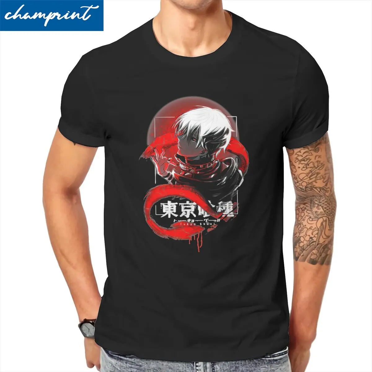 Tokyo Ghoul Anime Men's T Shirts Humor Tees Short Sleeve Round Neck T-Shirt Pure Cotton Gift Idea Clothing
Tokyo Ghoul Anime Men's T Shirts Humor Tees Short Sleeve Round Neck T-Shirt Pure Cotton Gift Idea Clothing